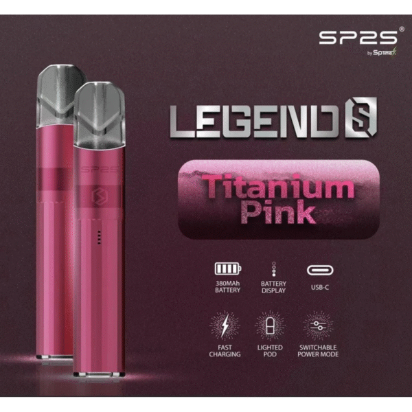 SP2S主機 傳奇系列鈦色霧化桿 通用悅刻 Relx煙彈一代