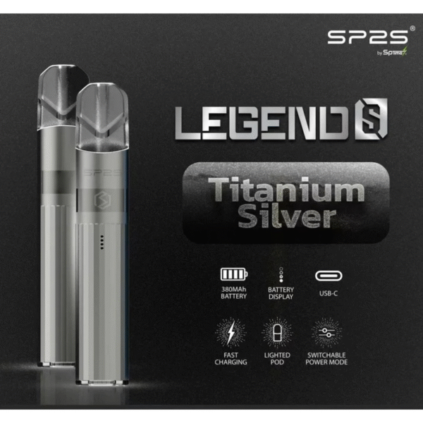 SP2S主機 傳奇系列鈦色霧化桿 通用悅刻 Relx煙彈一代