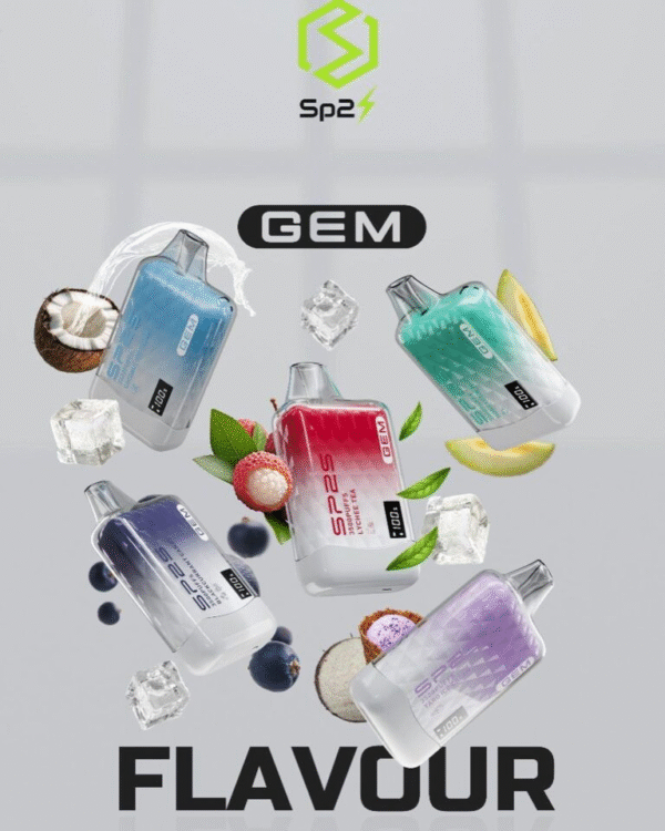 SP2S GEM 9000 PUFFS 拋棄式電子煙 一次性霧化桿