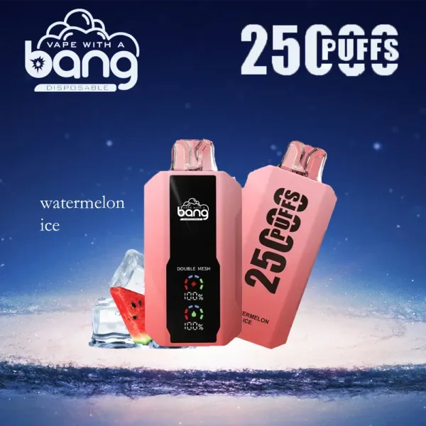 Bang 25000 Puffs拋棄式電子煙 超大屏幕 超大容量 可充電