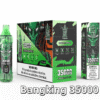BANG KING 35000 PUFFS 龍捲風 一次性抛棄式霧化筆狀電子煙 超大容量 充電帶顯示屏