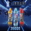 BANG KING 35000 PUFFS 龍捲風 一次性抛棄式霧化筆狀電子煙 超大容量 充電帶顯示屏