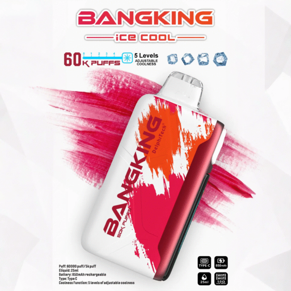 爆款上新 Bang King Ice Cool 60000口 5檔可調節涼度
