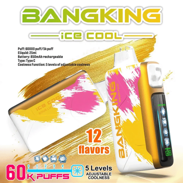 爆款上新 Bang King Ice Cool 60000口 5檔可調節涼度