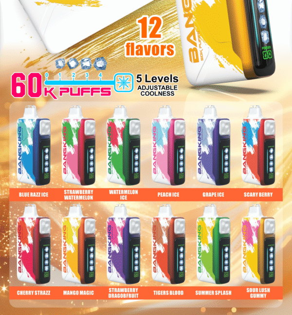 爆款上新 Bang King Ice Cool 60000口 5檔可調節涼度
