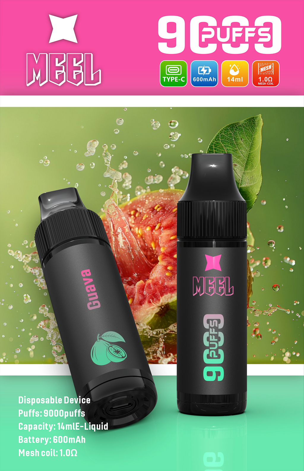 MEEL 9000 PUFFS