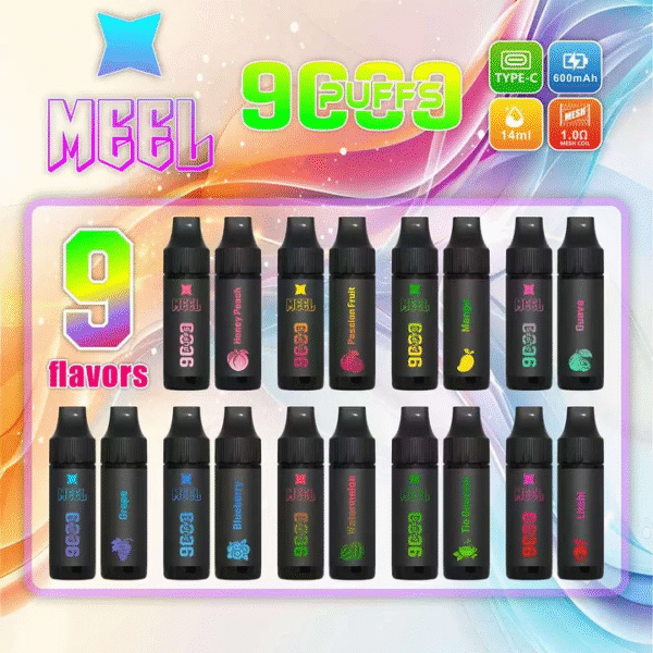 MEEL 9000 PUFFS 一次性霧化棒抛棄式電子煙 711到付