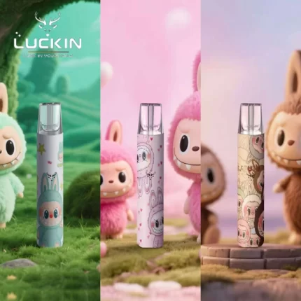 Luckin幸運一代主機 Labubu拉佈佈聯名款 通配一代煙彈 台灣現貨 711到付