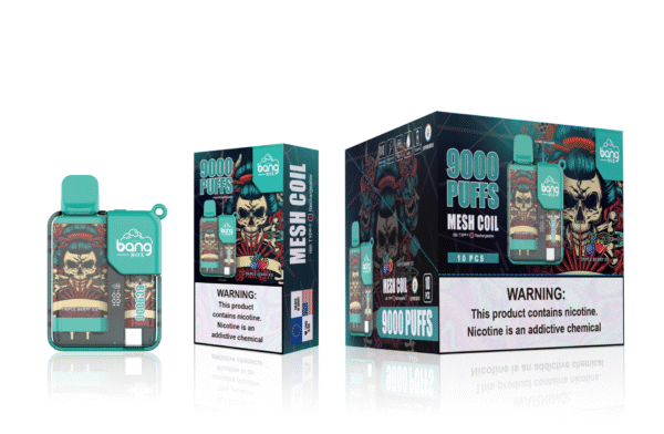 Bang BOX 9000 Puffs 拋棄式電子煙/一次性霧化棒/炫彩外觀/LED顯示 台灣電子煙批發