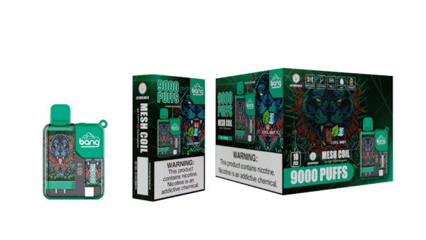 Bang BOX 9000 Puffs 拋棄式電子煙/一次性霧化棒/炫彩外觀/LED顯示 台灣電子煙批發