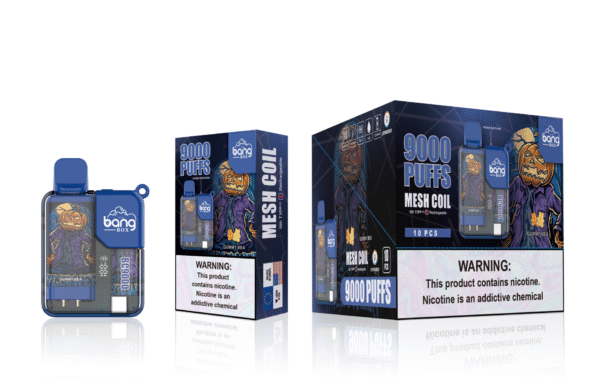 Bang BOX 9000 Puffs 拋棄式電子煙/一次性霧化棒/炫彩外觀/LED顯示 台灣電子煙批發