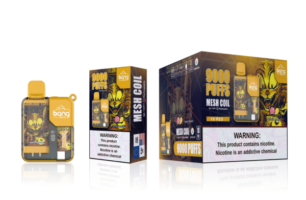 Bang BOX 9000 Puffs 拋棄式電子煙/一次性霧化棒/炫彩外觀/LED顯示 台灣電子煙批發