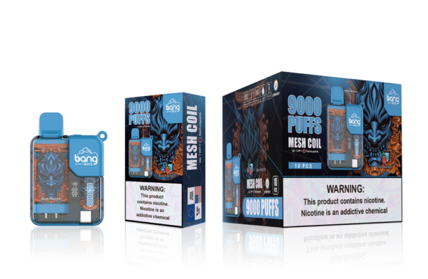 Bang BOX 9000 Puffs 拋棄式電子煙/一次性霧化棒/炫彩外觀/LED顯示 台灣電子煙批發